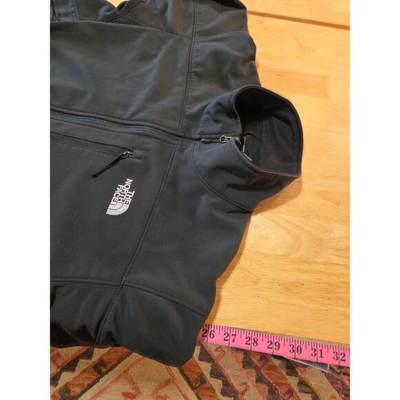 Black North Face jackets missing straps on sleeves but good condition LRG - Picture 12 of 15